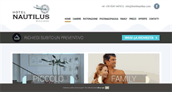 Desktop Screenshot of hotelnautilus.com