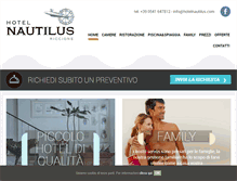 Tablet Screenshot of hotelnautilus.com