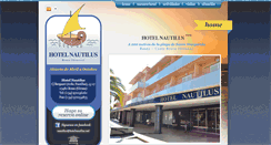 Desktop Screenshot of hotelnautilus.net