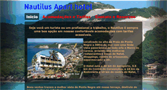 Desktop Screenshot of hotelnautilus.com.br